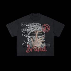 เสื้อยืดทรงโอเวอร์ไซส์ผ้าหนา 320 กรัม ขอบดิบ ซักนุ่มพิเศษ คอริบ ทรงบ็อกซี่ สำหรับผู้ชาย - Product Image 4