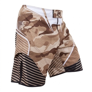 Wholesale No Gi MMA BJJ Compression <b>Shorts</b> Front Logo Breathable Quick Dry Spandex/Polyester <b>Grappling</b> Spats - Product Image 5