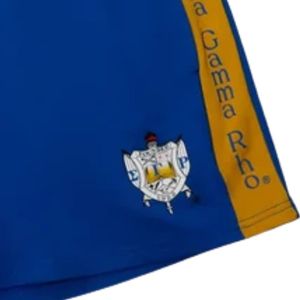Custom Women Performance <b>Shorts</b> Lightweight Breathable Athletic Running <b>Gym</b> Workout Training Sports <b>Shorts</b> with Greek Letter Log - Product Image 3