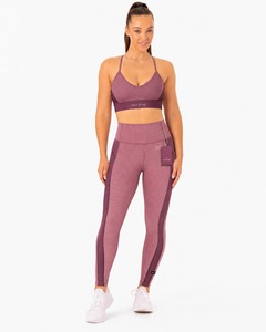 High Quality Custom Women's 2 Piece Workout Activewear Lightweight Breathable Yoga <b>Set</b> at an Price with Custom Logo - Product Image 1
