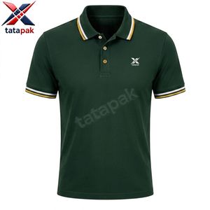 180 Grams Custom Embroidery Printing 100% Polyester Solid <b>Plain</b> Dyed Knitted Breathable Men's Short Sleeve for Formal <b>Shirt</b> - Product Image 2