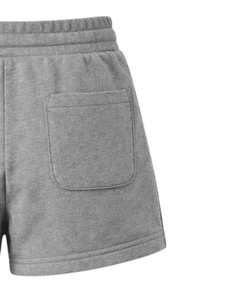 Pantalones Cortos Deportivos Personalizados para Mujer, Color Gris, de Algodón y Felpa, Cintura Elástica con Cordón, para Gimnasio, Casuales, de Verano, Fabricante y Proveedor OEM - Product Image 6