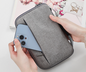 Well-Organized Travel <b>Bag</b> Heat-Transfer Printed Pattern Polyester Zipper Closure Multi-Function Passport Holder Card Holders - Product Image 3