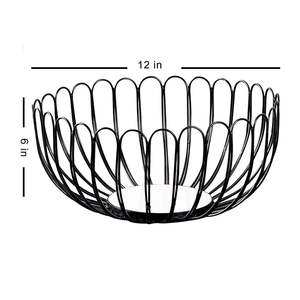 Panier de rangement en métal robuste pour garde-manger, organisateur de rayonnage durable - Product Image 5