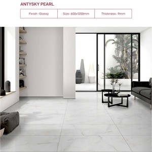 กระเบื้องพอร์ซเลนขัดเงา ANTYSKY BROWN First Choice Onyx ขนาด 24x48 นิ้ว ผิวมันเงา กระเบื้องวิทริฟายด์ สำหรับอพาร์ทเมนท์ทันสมัย ยี่ห้อ Novac Ceramic - Product Image 3