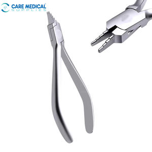 Ensemble d'instruments en acier inoxydable de qualité supérieure, 13 cm, 4 étapes, pour la formation de boucles, pliage de fils, réutilisable, certifié CE Classe II - Product Image 1