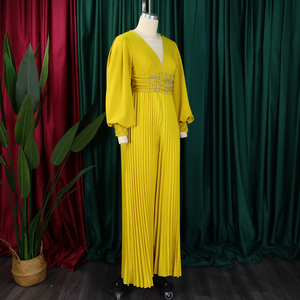 Vestido Africano de Talla Grande, Mono con Cintura Bordada, Vestido Elegante de Fiesta para Mujer, Vestido de Oficina para Dama, Venta al Por Mayor - Product Image 1