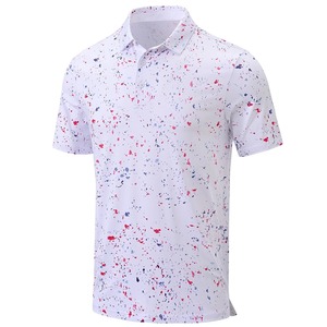 Polo personnalisé de haute qualité avec sublimation, polo de golf pour homme, design imprimé par sublimation - Product Image 2