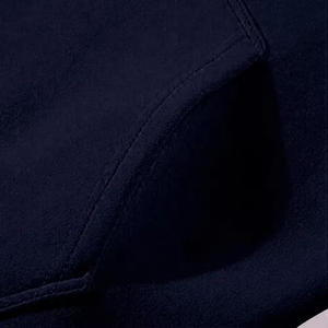 Conjunto de Sudadera con Capucha y Mangas Raglán en Blanco y Azul Marino para Hombre, Chándal Informal de Forro Polar, Corte Regular, Ropa de Otoño - Product Image 4