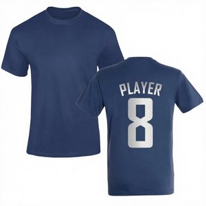 T-shirt personnalisé uni, coupe classique, manches courtes, col rond, coton, streetwear, décontracté pour hommes - Product Image 5