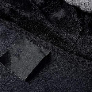 Sudadera con capucha gris para hombre, informal, de forro polar, estilo urbano, para invierno. - Product Image 6