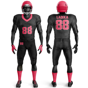Uniformes de football américain pour jeunes et adultes avec nom et numéro personnalisés - Product Image 2