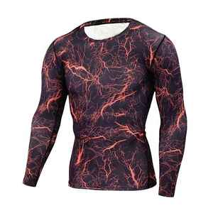 Lightweight Long Sleeve <b>Compression</b> <b>Shirt</b> for Men Running Fitness Wear Breathable Quick Dry Men <b>Compression</b> <b>Shirt</b> - Product Image 3