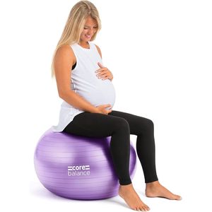 Pompa ad aria Core Balance per esercizi di yoga prenatali, pilates e maternità, serve anche come sedia da ufficio e palla da yoga per uso domestico e in ufficio - Product Image 1