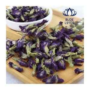 TOP RATED 2026 Dried Butterfly Pea Flower Whole Blue <b>Tea</b> Ingredient for Drink Infusion and Dessert Decoration - Product Image 1