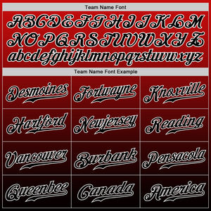 Camiseta de Béisbol de Alta Calidad con Logotipo Personalizado, Diseño Auténtico en Rojo y Negro Degradado, Talla Grande, Transpirable y que Absorbe la Humedad - Product Image 5