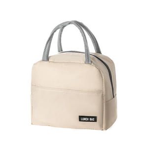 Multipurpose Insulated Food Bag with Durable Zipper and Reinforced Webbing Handles Lightweight Portable Meal Carrier - Product Image 5