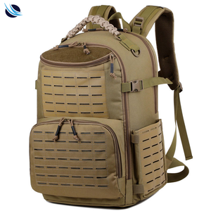 Mochila de Senderismo Táctica de Lujo para Exteriores, de Mezclilla y Poliéster, con Marco Externo, Cierre de Cremallera, Resistente al Agua, Capacidad de 36-56L, Deportiva - Product Image 4