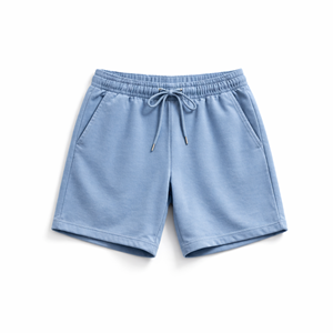 Pantalones Cortos de Algodón Unisex con Logotipo Personalizado, Color Sólido, Venta al Por Mayor, para Hombre - Product Image 4