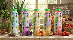 Bebida de Aloe Vera Rita con Semillas de Chía, Sabor Original, Botella PET de 500 ml (16.9 oz), Mayorista, Fabricante Rita Beverage Vietnam - Product Image 6