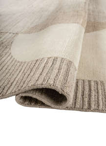 Alfombra Moderna Abstracta de Lana Anudada a Mano, Ecológica, Antideslizante, de Pelo Medio, Rectangular, para Sala de Estar, Alfombras Jaipur - Product Image 4