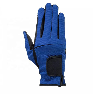 Latest Design Leather Horse Riding Gloves Full Finger Waterproof Breathable Durable OEM Supply for Unisex - Product Image 4