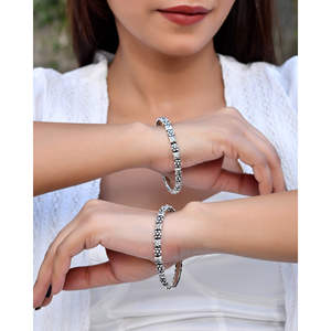 Brazalete de Plata Meera Jaipur Kajal Fashion - Product Image 2