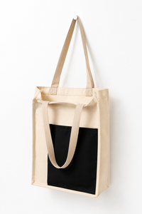 Sac fourre-tout gris réutilisable à longues poignées, sac de shopping à bandoulière pour les courses, les voyages et l'usage quotidien - Product Image 2