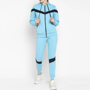 ชุดออกกำลังกายผู้หญิงคุณภาพสูง ผ้าโพลีเอสเตอร์ ซิปแบบพิเศษ ดีไซน์ 2 in 1 ระบายอากาศได้ดี เป็นมิตรกับสิ่งแวดล้อม รับสกรีนโลโก้ เหมาะสำหรับฤดูหนาว - Product Image 1