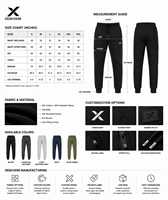 Pantalon de jogging en molleton pour homme X Sports City, personnalisable, multicolores, à cordon de serrage, poches latérales, décontracté, pour l'automne, haute qualité X