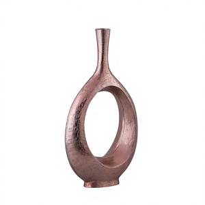 Ensemble de vases à fleurs au design côtier moderne pour la décoration du salon, en fer, accessoires de centre de table pour mariage et Pâques - Product Image 1