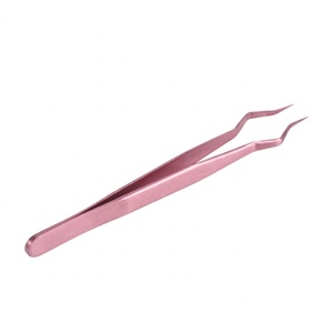 Pinzas de Aislamiento de Pestañas de Acero Inoxidable Profesionales de Nuevo Diseño, Herramienta de Extensión Antiestática de Precisión, Separador Personalizado - Product Image 2