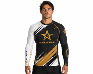 T-shirt de compression à manches longues pour homme, séchage rapide, pour MMA, BJJ, entraînement en salle de sport, sublimation personnalisée, respirant, tendance - Product Image 1