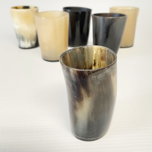 Cuerno de Búfalo Ecológico de Súper Calidad, Forma Natural Pulida, Taza de Cuerno Vikinga, Precios Económicos, FAIZA CRAFT FC-7836 Art - Product Image 1