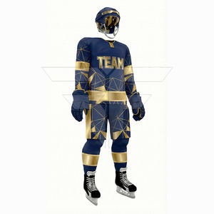 Conjunto de Uniforme Profesional para Equipo de Hockey sobre Hielo, Tela Resistente, Jersey y Pantalones Cómodos, Equipo Ligero y Transpirable - Product Image 4