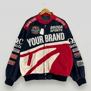 2026 OEM Meilleure vente Veste universitaire de course F1 sur mesure, imperméable, respirante, en coton, pour l'extérieur, brodée, été et hiver - Product Image 1