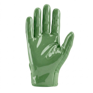 Guantes de Fútbol Americano con Pedrería, Impresos y Adhesivos, Más de 1000 Pedrerías, Color Verde Claro, Venta al Por Mayor - Product Image 2