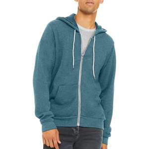 Bella Canvas 3739 Unisex Adult Hoodi Unisex Full <b>Zip</b> up Hooded Sweatshirt Printed 3739 100% Cotton Fleece Breathable Hoodie - Product Image 1