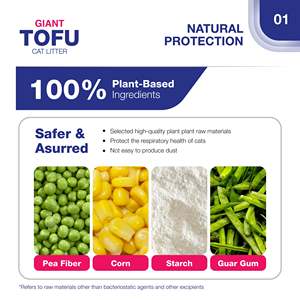 Giant Rose Pea <b>Tofu</b> 10L/2.8kg Premium <b>Cat</b> <b>Litter</b> - Product Image 4