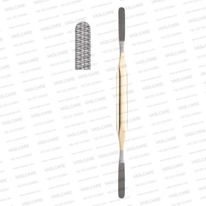 Râpe chirurgicale Fomon Black Diamond Push-Pull 8,5 pouces en carbure de tungstène à double extrémité pour rhinoplastie et osseux, par Vaslcare - Product Image 4