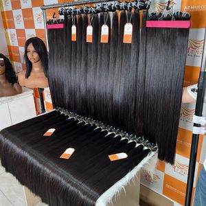 Prêt à Expédier Trame de Cheveux Naturel Noir Prix de Gros Grand Stock Top Qualité Vierge Cuticule Alignée 100% Extensions de Cheveux Humains - Product Image 2