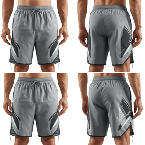 Pantalones Cortos de Nailon Premium para Hombre con Diseño Glacier Edge y Construcción Atlética de Alto Rendimiento - Product Image 3