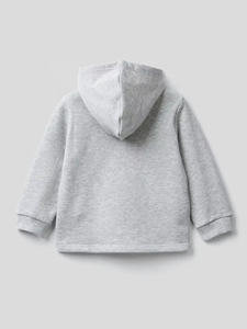 Ensemble de survêtement gris en coton pour bébés garçons, manches longues, col rond, fermeture éclair, tenue décontractée d'automne, couleur unie, pour nourrissons - Product Image 5