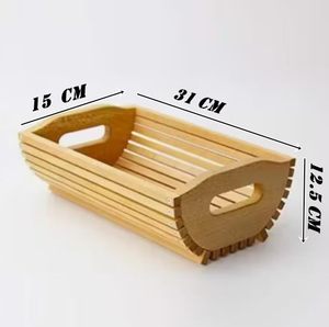 Wood <b>basket</b> wooden <b>basket</b> wood storage <b>basket</b> wooden storage <b>basket</b> rustic wood <b>basket</b> handmade wooden <b>basket</b> decorative - Product Image 4