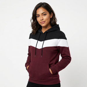 Sudadera con Capucha para Hombre, Diseño Color Block, Corte Regular, Informal, con Bolsillo, para Otoño - Product Image 3