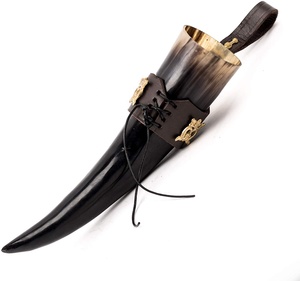 Cuerno vikingo para beber hecho a mano de la mejor calidad, pieza decorativa Náutica de estilo Animal pulido, artesanías naturales para la venta de exportación - Product Image 1