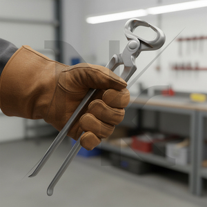 Coupe-ongles pour chevaux de qualité supérieure, 12 pouces, robuste, en acier inoxydable 304, réutilisable, outils professionnels pour farriers et vétérinaires, Nafko NK-4306 - Product Image 5