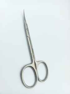 Tijeras para Cutículas de Primera Calidad, Multiusos, de Acero Inoxidable con Hojas Curvas - Tijeras de Manicura para Uñas, Cejas y Pestañas - Product Image 2