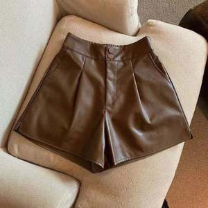 Shorts décontractés pour femmes, mi-taille, élastiques, avec demi-fermeture éclair et cordon de serrage, respirants, en polyester/nylon coloré, pour l'automne - Product Image 2