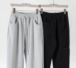Wholesale High Quality 100% Polyester <b>Elastic</b> Waist Mid Formal Jogger Pants <b>Men</b> <b>Trousers</b> - Product Image 5